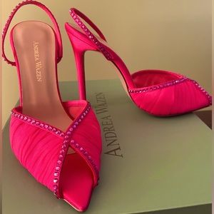 Andrea Wazen “Katy Sling” 36.5 Hot Pink